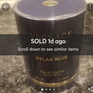 Versace Pour Femme Dylan Blue Perfume NIP